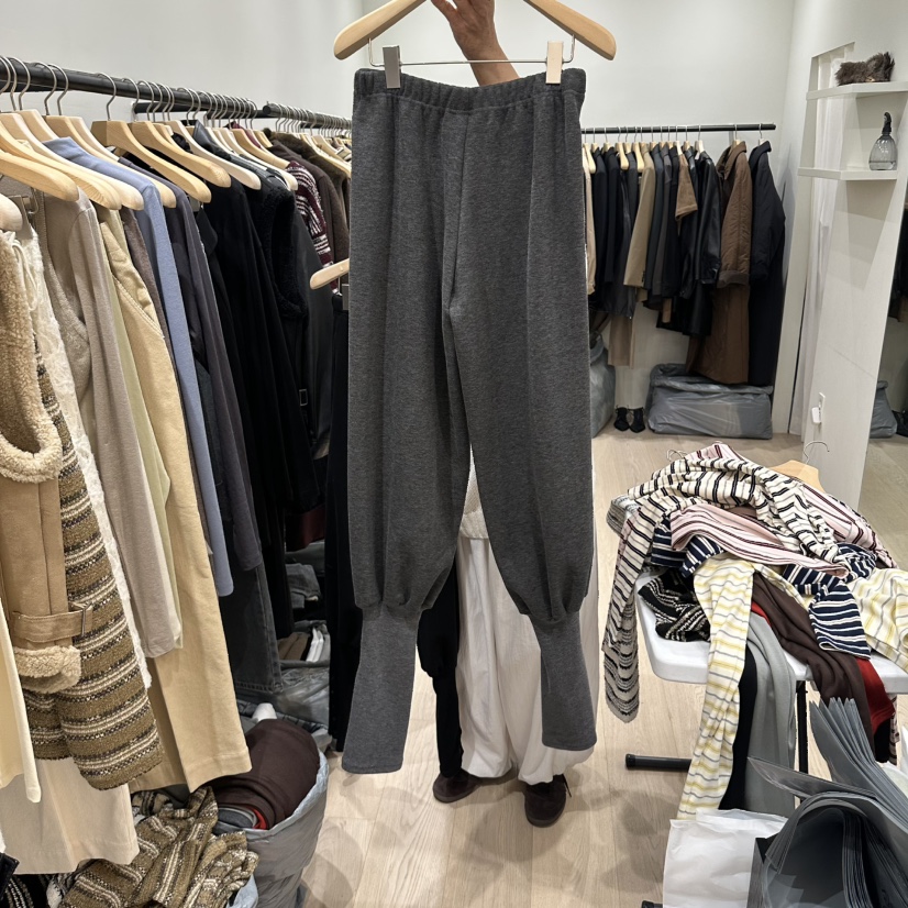 NOTTINGHAM/AVECNOUS/MODEST東大門實拍女裝新品休閑休閑褲保暖貂皮MODEST/NOTTINGHAM休閑褲