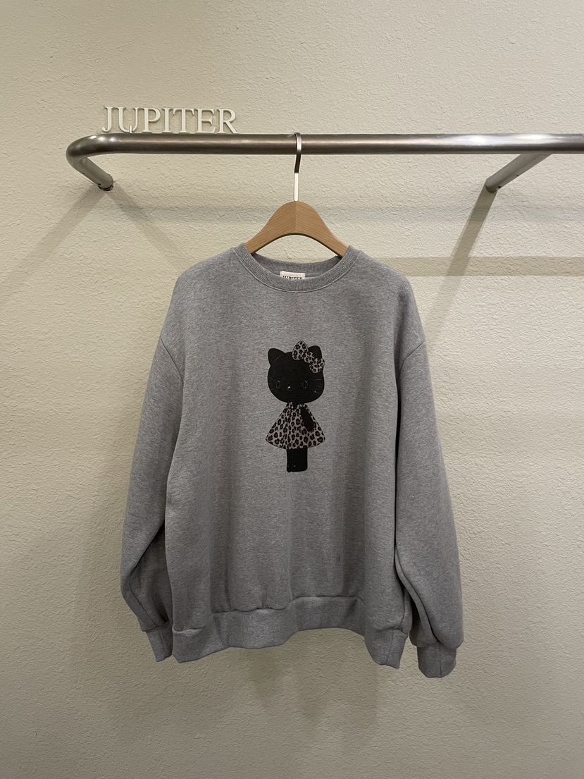 JUPITER韓國代購女裝新品真品休閑人氣時尚推薦熱賣衛衣加絨JUPITER衛衣圖色1
