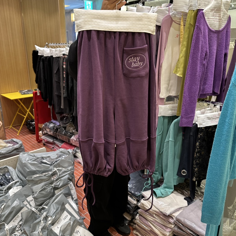 EEE韓國代購女裝新品真品人氣熱賣時尚推薦休閑短褲加絨拉絨EEE短褲