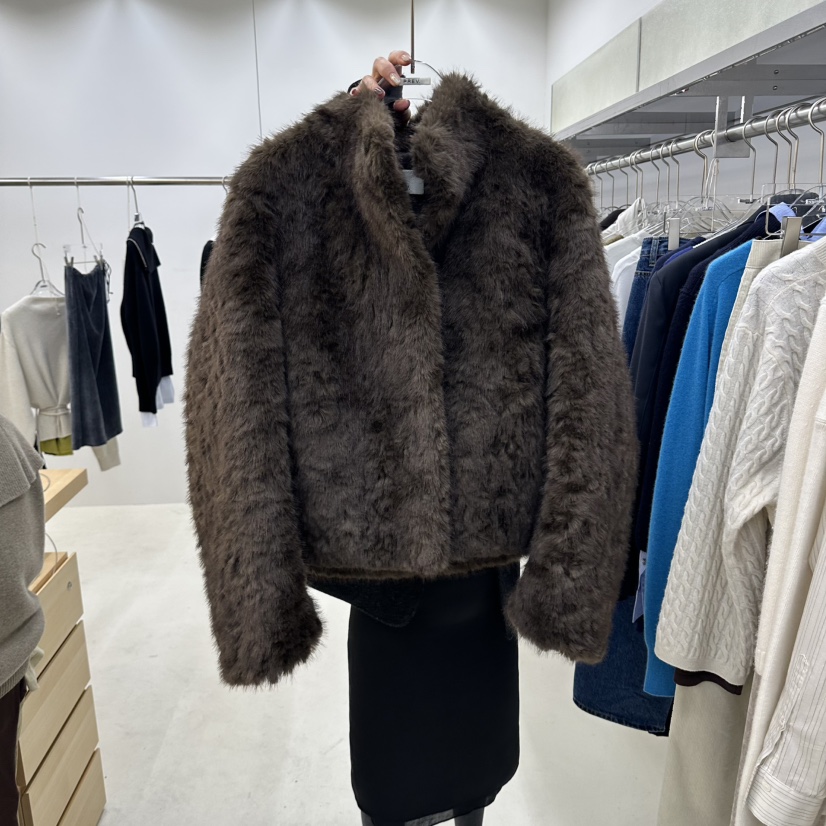PREV.東大門代購女裝新品真品休閑人氣推薦熱賣短款大衣PREV.短款大衣圖色1棕色