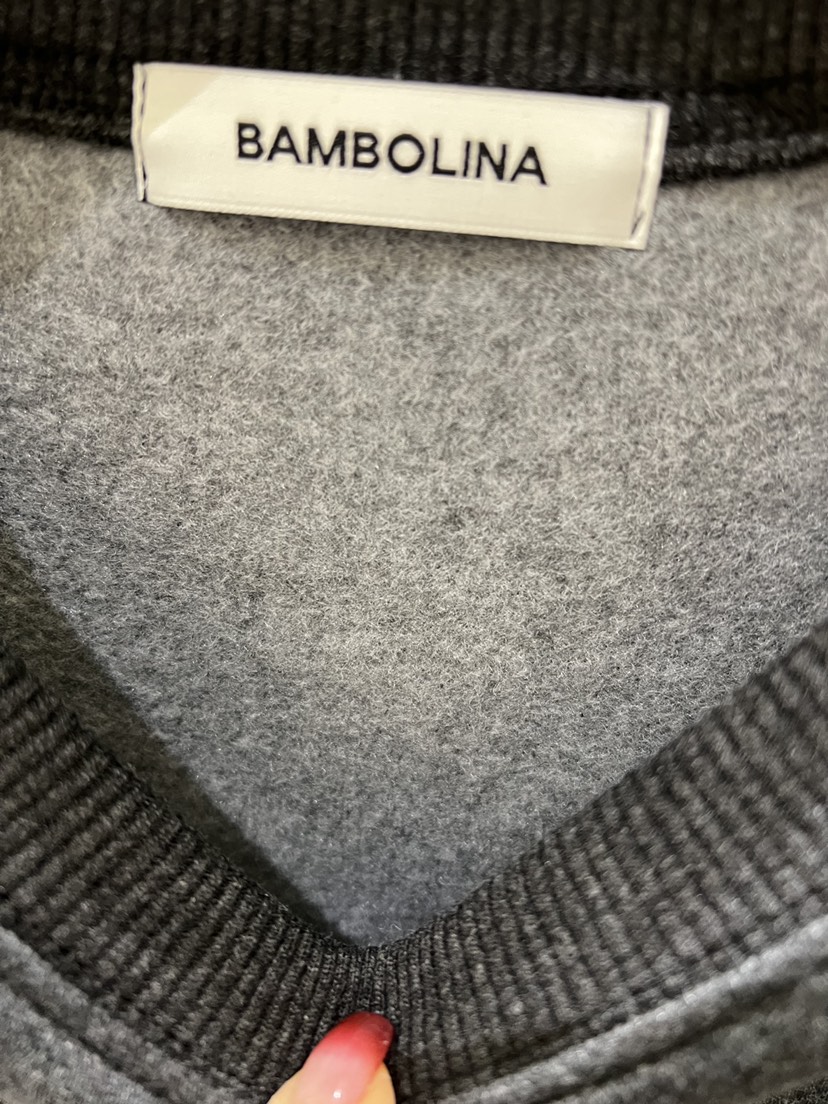 BAMBOLINA韓國代購女士新品時尚熱賣真品推薦衛衣加絨運動BAMBOLINA衛衣