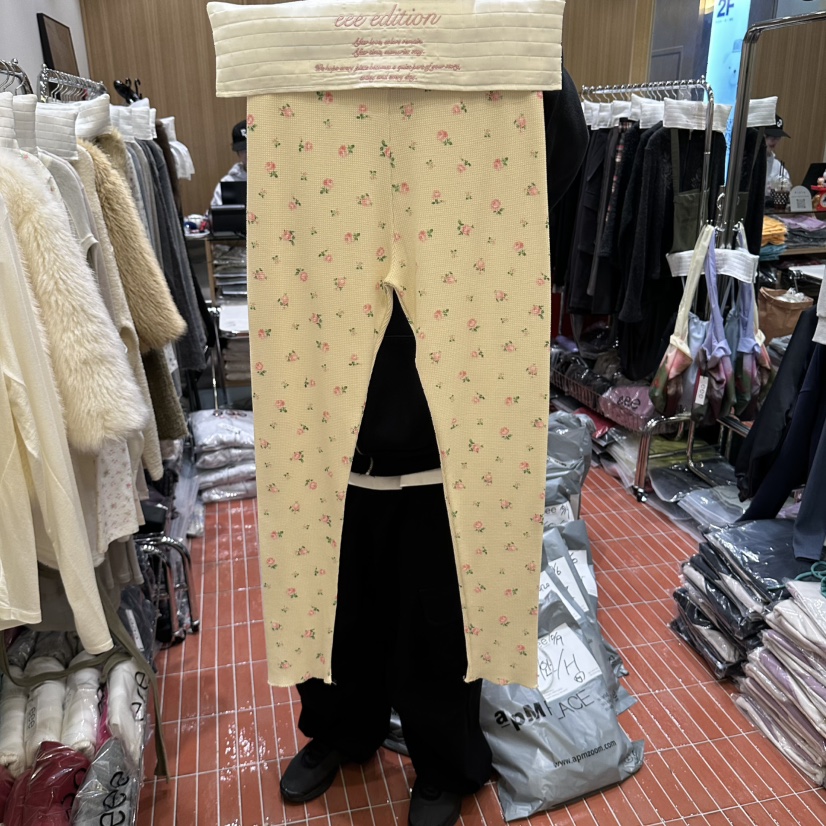 EEE韓國代購女裝新款熱賣推薦時尚休閑打底褲鯊魚褲緊身褲EEE打底褲/鯊魚褲圖色1