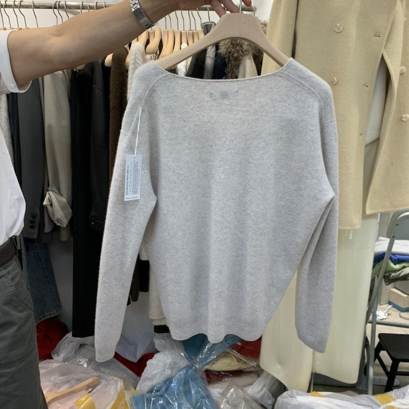 ORRD韓國直郵女士新品休閑真品推薦時尚熱賣人氣針織衫V領ORRD針織衫