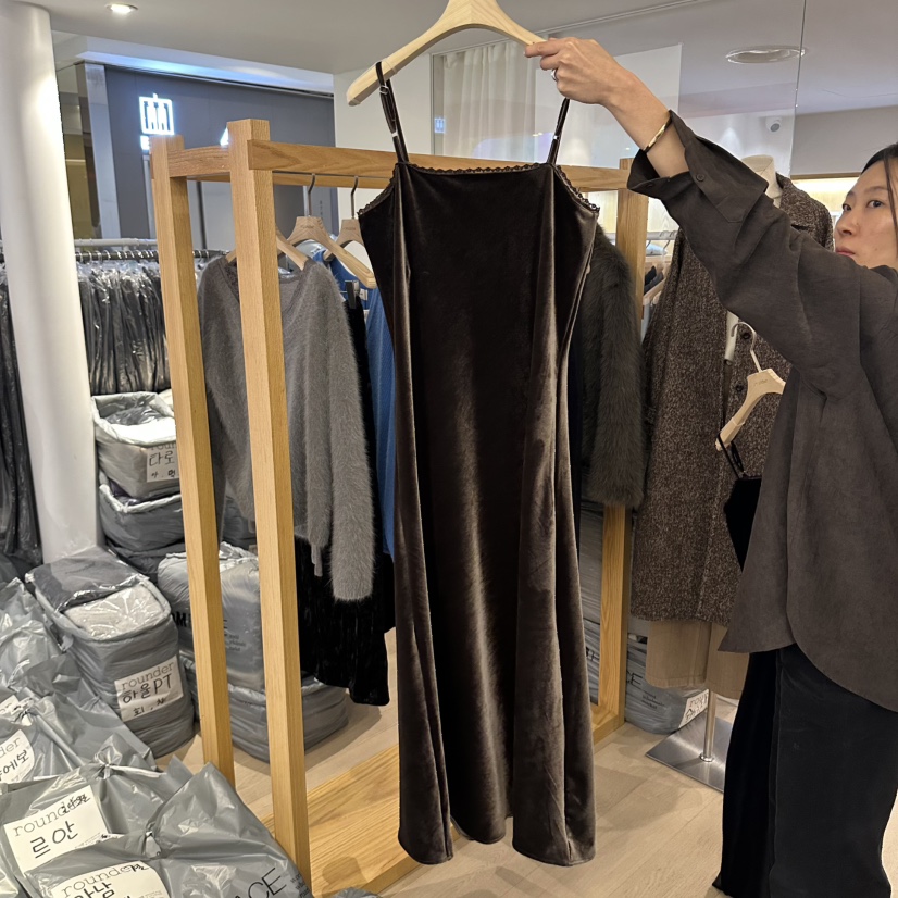 ROUNDER韓國代購女士新款推薦時尚真品休閑人氣連衣裙OPSROUNDER連衣裙