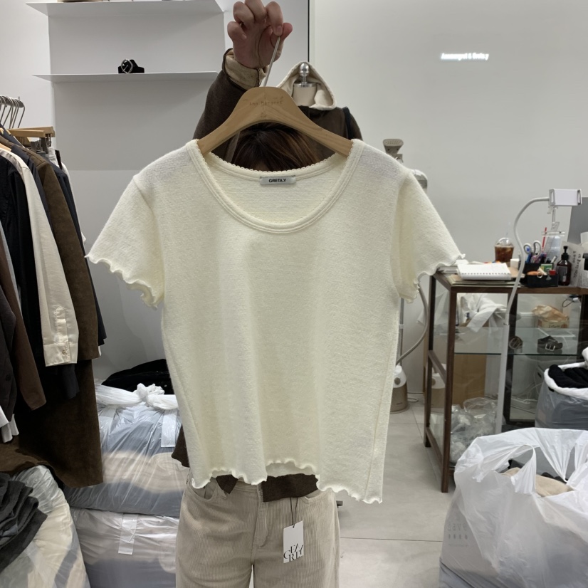 ANN MARGRET東大門代購女士新款休閑T恤刺繡GRETA.YT恤圖色1
