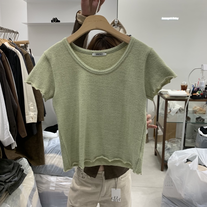 ANN MARGRET東大門代購女士新款休閑T恤刺繡GRETA.YT恤圖色2