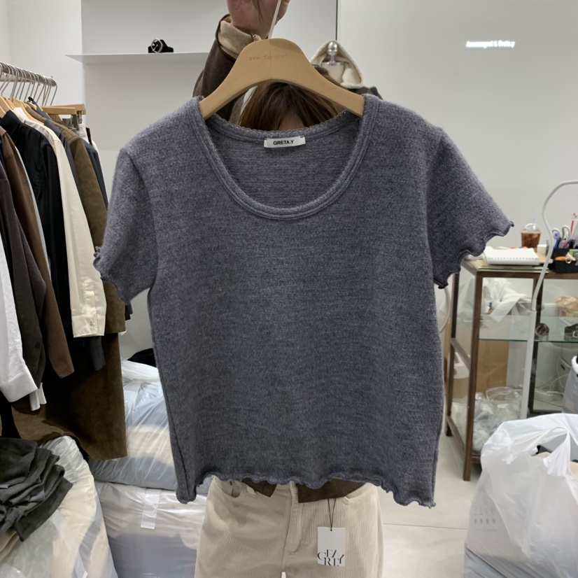 ANN MARGRET東大門代購女士新款休閑T恤刺繡GRETA.YT恤圖色3