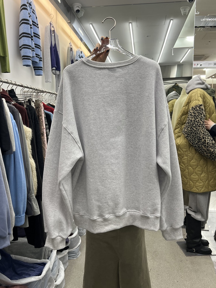 LATTEMOOD東大門代購女裝新品真品推薦衛衣帆布米奇拉絲雙面LATTEMOOD衛衣