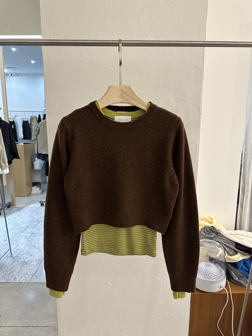 BPLAN東大門代購女士新品推薦休閑真品熱賣毛衣不含內搭纖維BPLAN毛衣圖色2