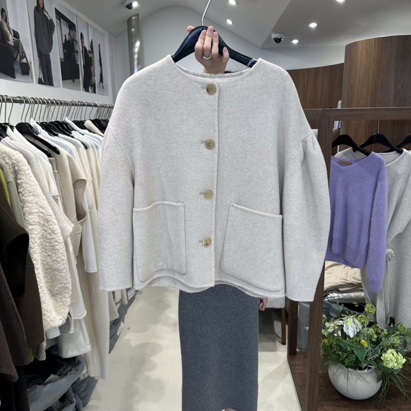 LE EDITION/LEBOENE/ANDYOUEDITION韓國代購女士新款熱賣短款大衣羽絨服羊絨LE EDITION/LEBOENE/ANDYOUEDITION短款大衣圖色1