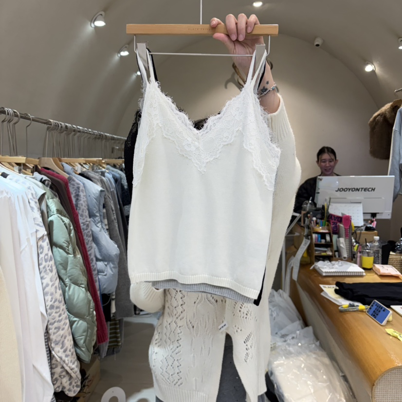 BLACKFRIDAY東大門代購女士新款推薦真品休閑吊帶背心無袖BLACK FRIDAY吊帶/背心圖色1