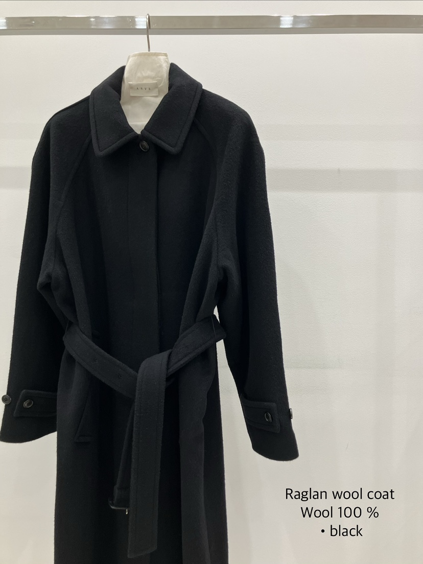 ARVE韓國直郵女裝新款休閑時尚真品中長款大衣含腰帶插肩ARVE中長款大衣