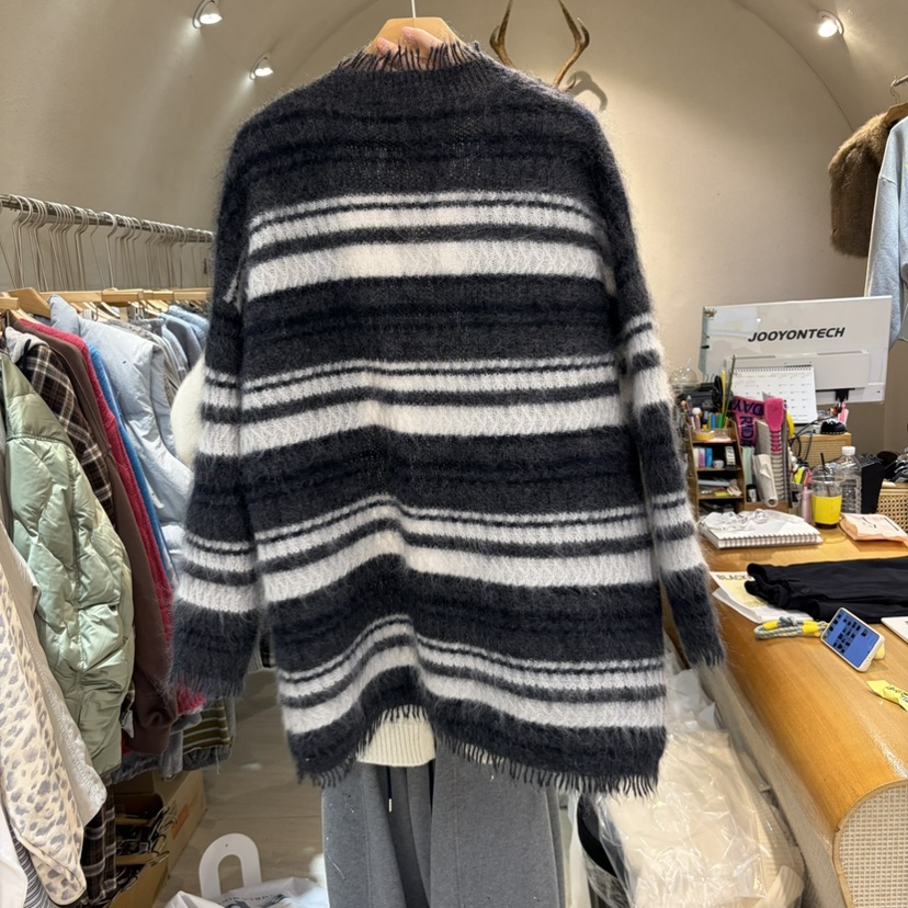 BLACKFRIDAY韓國直郵女士新款推薦熱賣時尚休閑開衫包含配飾BLACK FRIDAY開衫