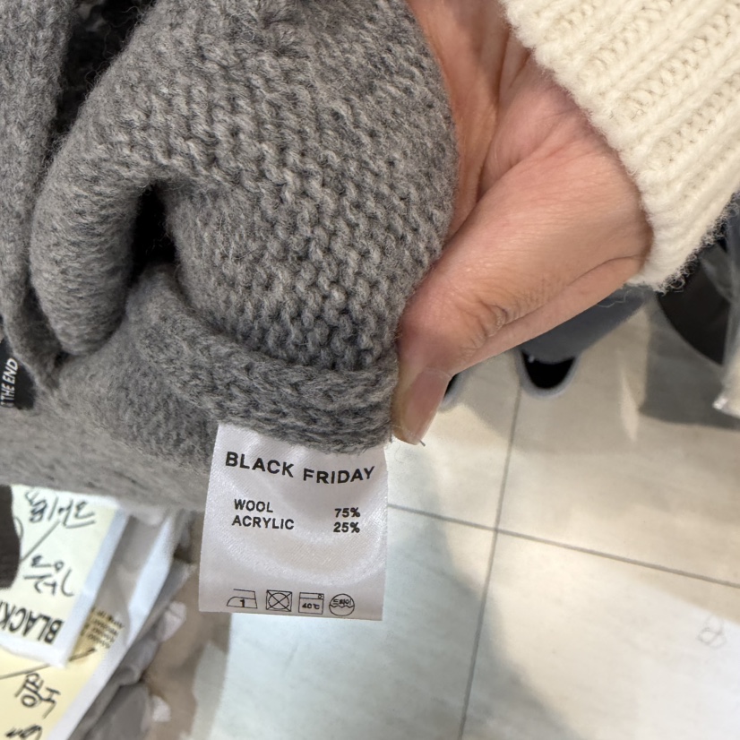 BLACKFRIDAY東大門代購女士新款真品時尚休閑推薦人氣毛衣BLACK FRIDAY毛衣