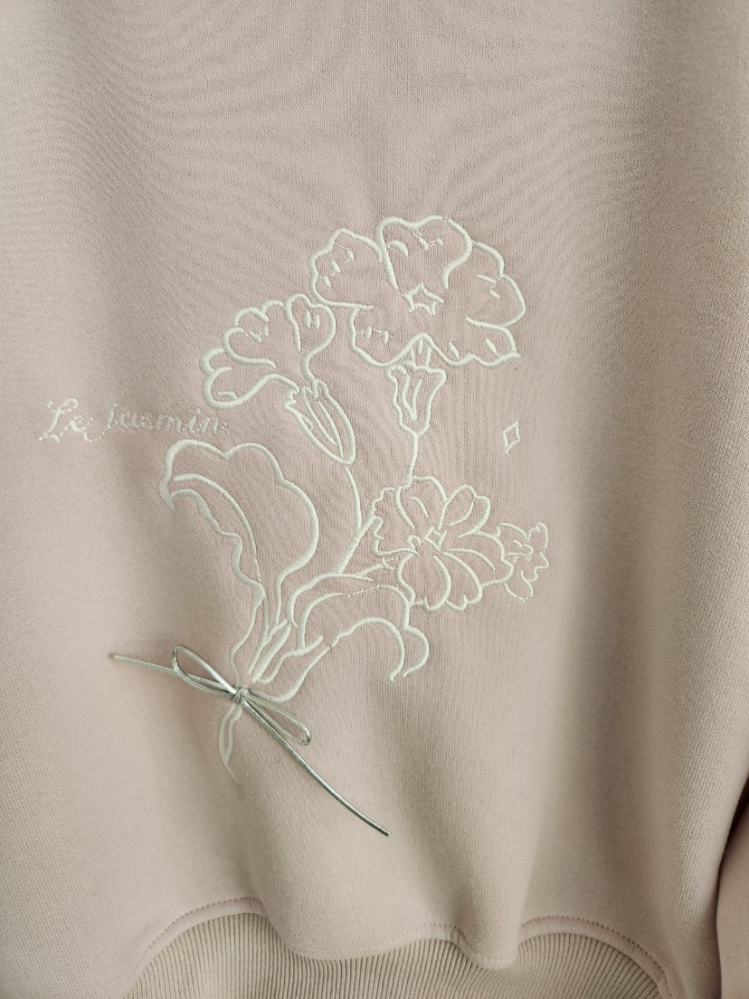 THE OTHER韓國直郵女裝新品休閑真品熱賣衛衣刺繡花朵蕾絲THE OTHER衛衣