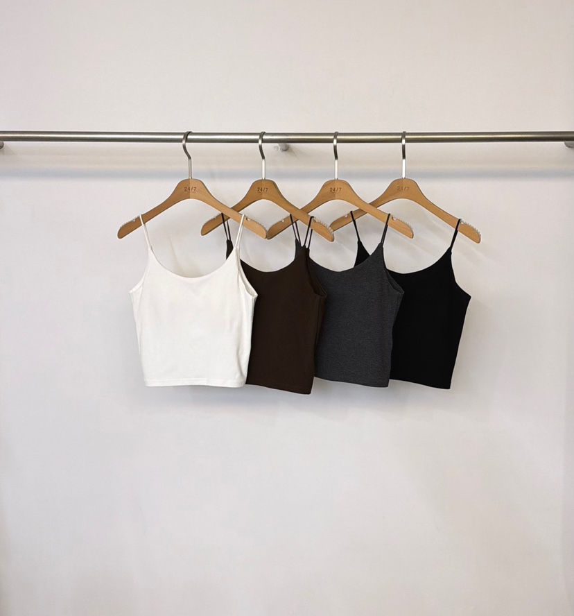 TWENTY FOUR SEVEN24-7東大門實拍女裝新品時尚吊帶背心無袖TEWNTY FOUR SEVEN24-7吊帶/背心