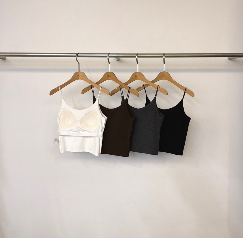 TWENTY FOUR SEVEN24-7東大門實拍女裝新品時尚吊帶背心無袖TEWNTY FOUR SEVEN24-7吊帶/背心
