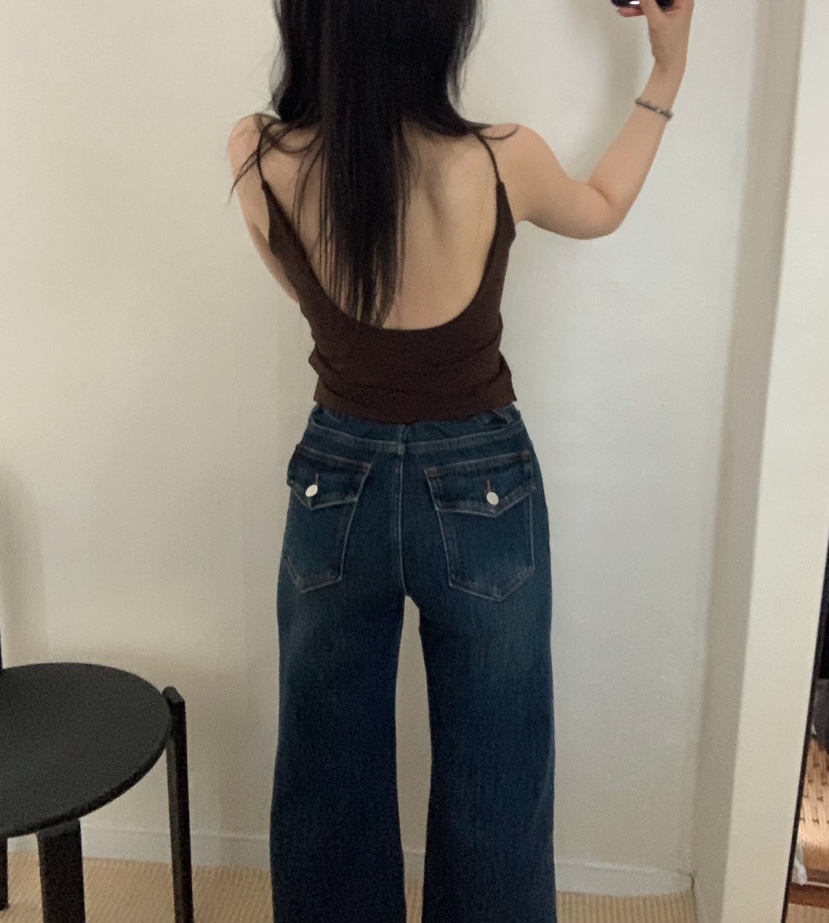 TWENTY FOUR SEVEN24-7東大門實拍女裝新品時尚吊帶背心無袖TEWNTY FOUR SEVEN24-7吊帶/背心