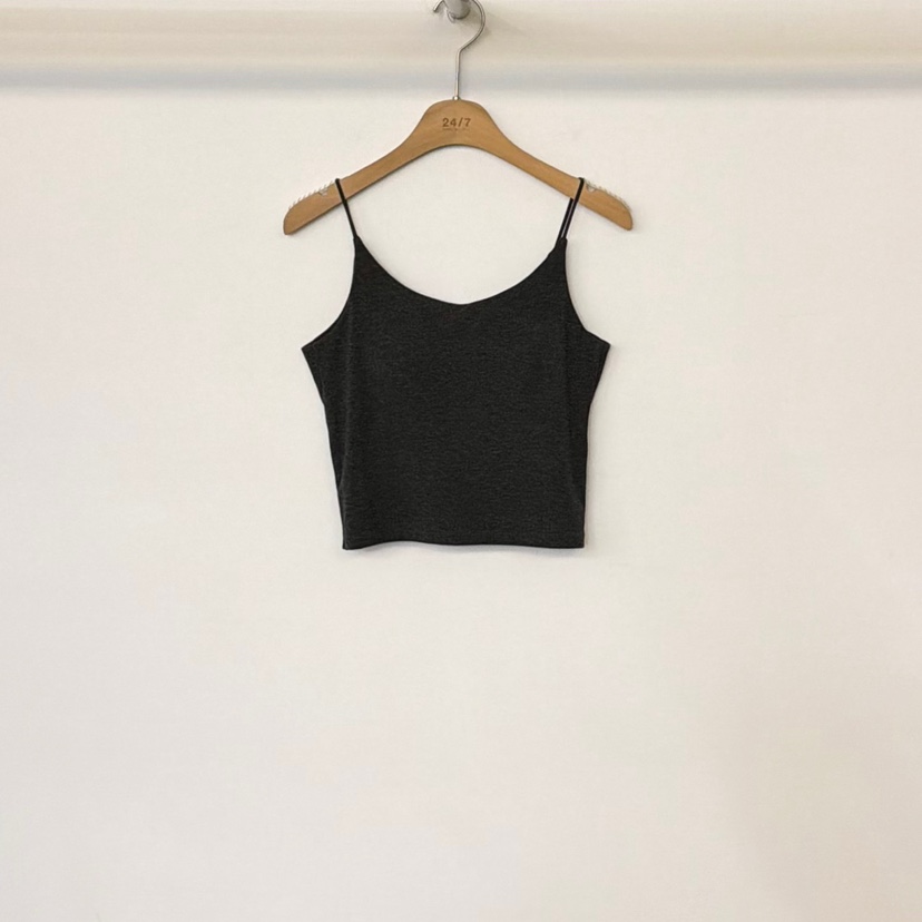 TWENTY FOUR SEVEN24-7東大門實拍女裝新品時尚吊帶背心無袖TEWNTY FOUR SEVEN24-7吊帶/背心圖色3墨色