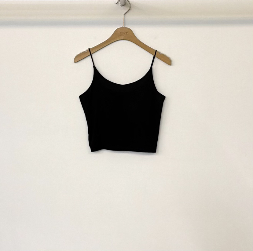 TWENTY FOUR SEVEN24-7東大門實拍女裝新品時尚吊帶背心無袖TEWNTY FOUR SEVEN24-7吊帶/背心圖色4黑色