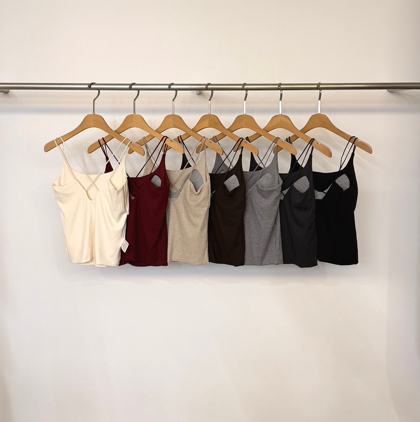 TWENTY FOUR SEVEN24-7韓國代購女裝新品休閑吊帶背心無袖條紋TEWNTY FOUR SEVEN24-7吊帶/背心