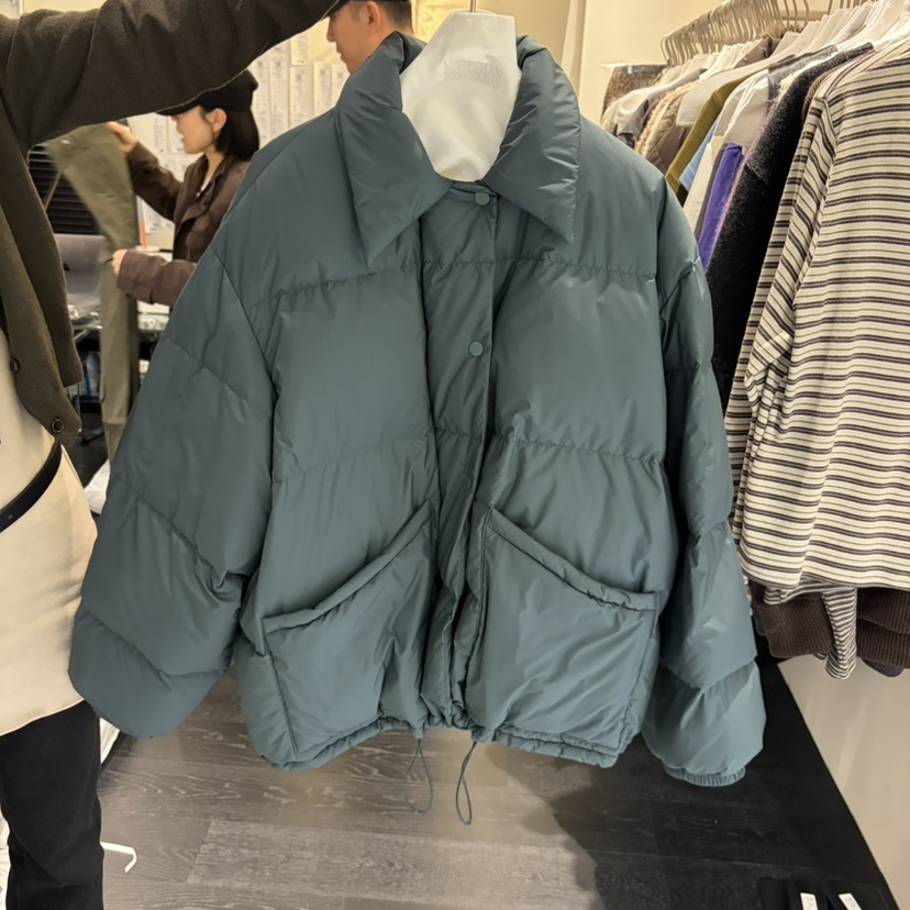 MORE THAN YESTERDAY/LOVE YOU SO MUCH東大門直郵女士新品真品短款羽絨服口袋鴨絨MORE THAN YESTERDAY短款羽絨服圖色1