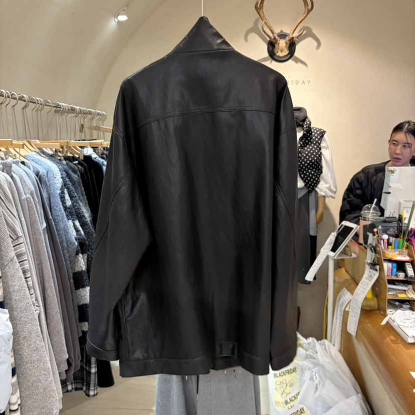 BLACKFRIDAY東大門實拍女士新品熱賣真品休閑時尚人氣皮衣BLACK FRIDAY皮衣