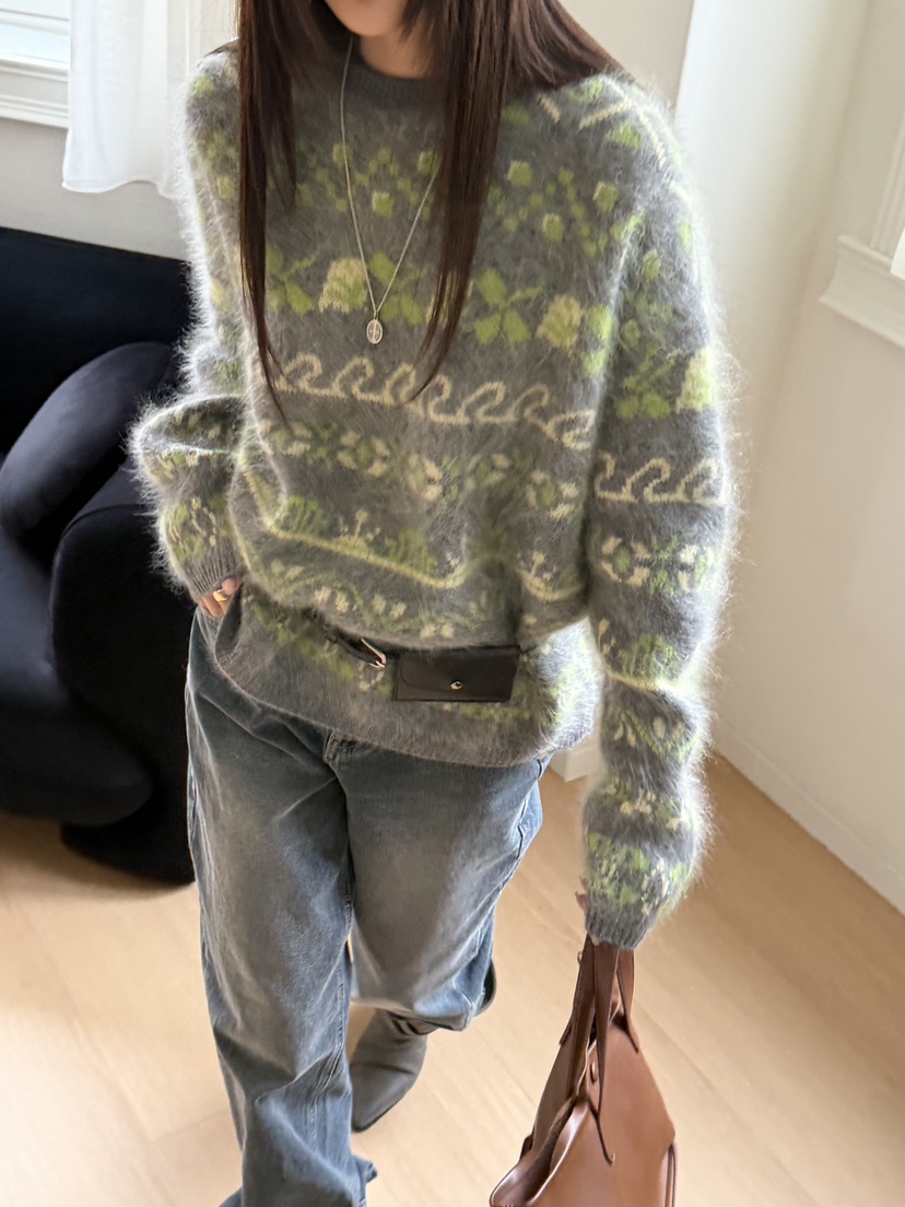 RIVER RAIN韓國直郵女士新品休閑熱賣時尚人氣推薦毛衣北歐RIVER RAIN毛衣