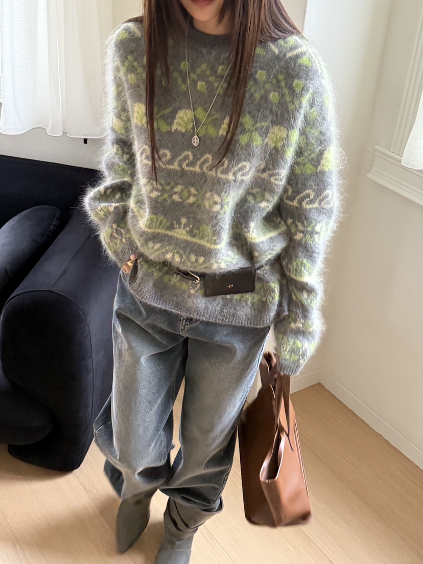 RIVER RAIN韓國直郵女士新品休閑熱賣時尚人氣推薦毛衣北歐RIVER RAIN毛衣