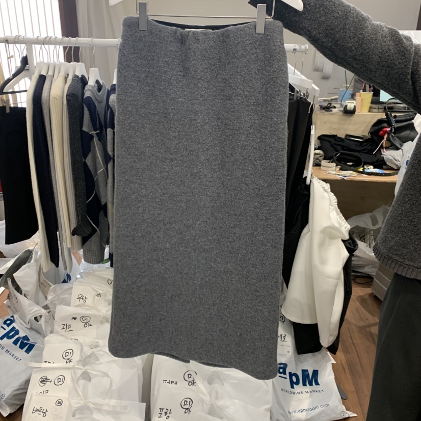 UNDERSTANDING韓國代購女士新品真品人氣時尚推薦休閑長裙UNDERSTANDING長裙圖色1