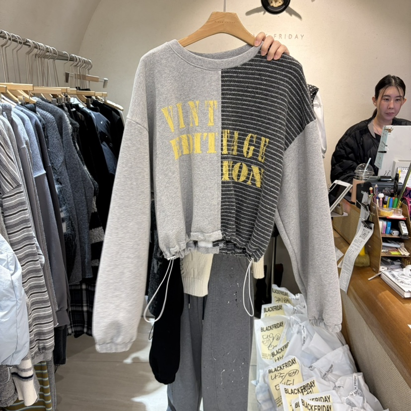 BLACKFRIDAY韓國代購女裝新品人氣真品時尚熱賣推薦休閑衛衣BLACK FRIDAY衛衣圖色2