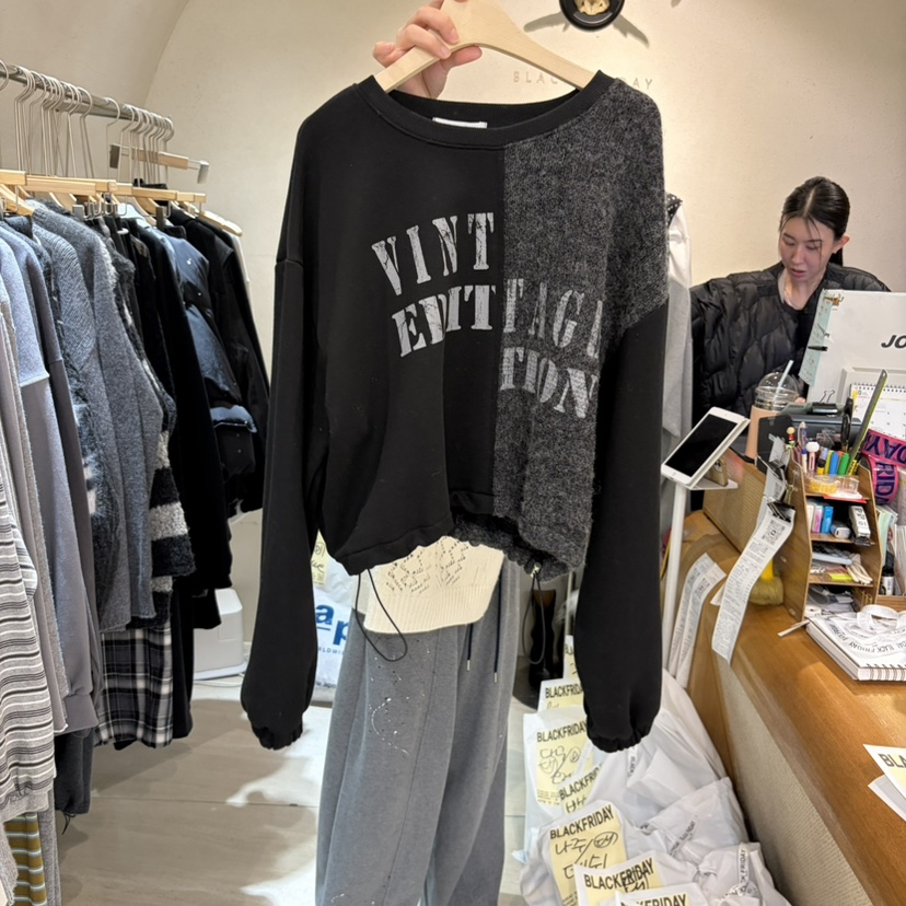 BLACKFRIDAY韓國代購女裝新品人氣真品時尚熱賣推薦休閑衛衣BLACK FRIDAY衛衣圖色3