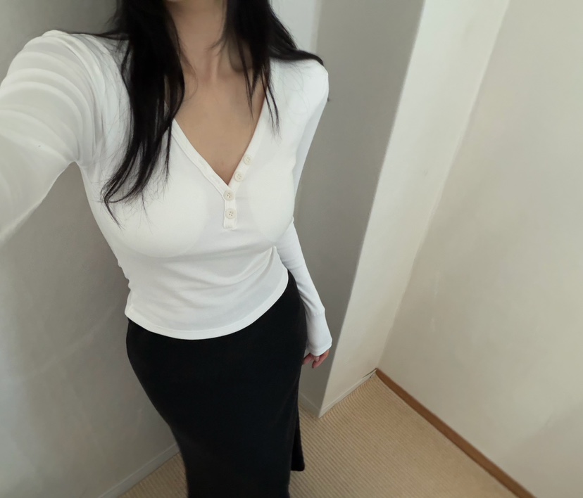 TWENTY FOUR SEVEN24-7韓國直郵女裝新款熱賣真品長袖T恤TEWNTY FOUR SEVEN24-7長袖T恤