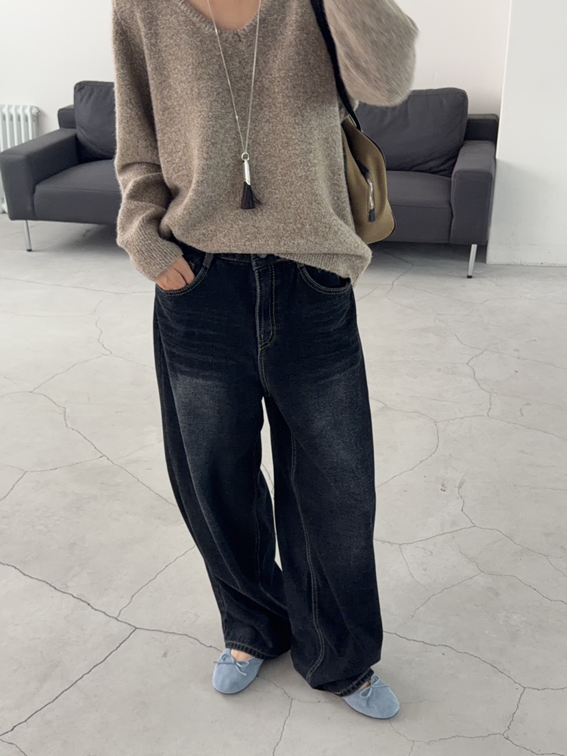 RIVER RAIN東大門代購女裝新品人氣真品推薦熱賣休閑牛仔褲RIVER RAIN牛仔褲