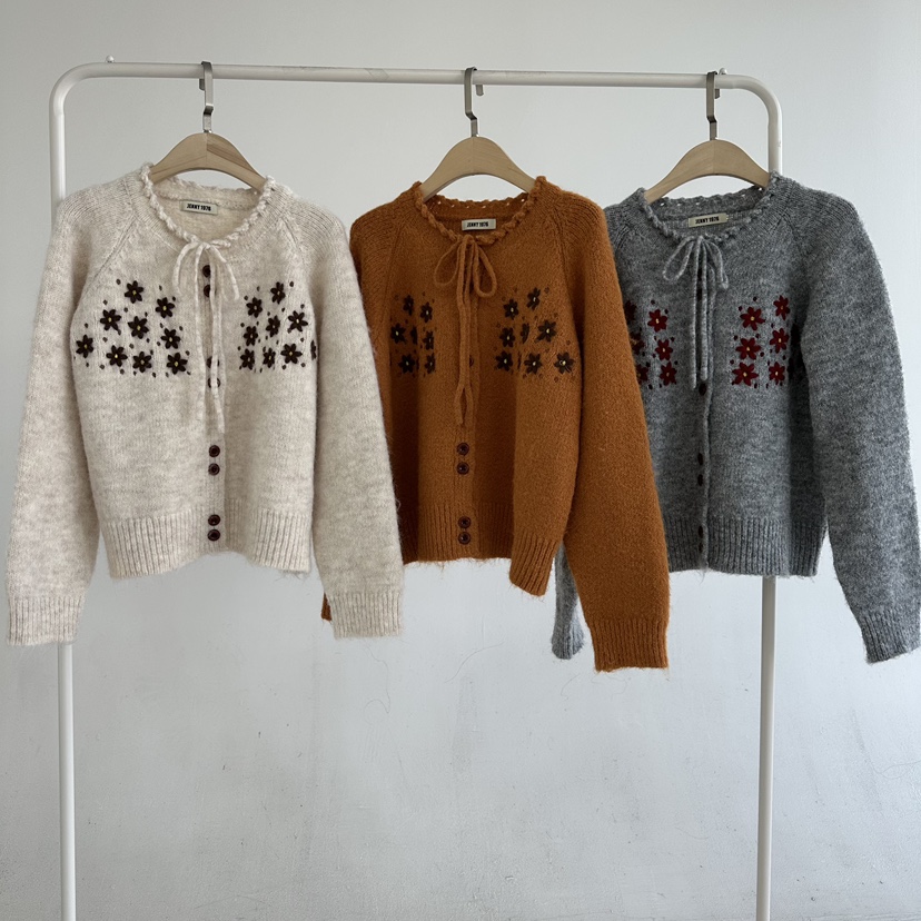 JENNY 1976東大門代購女士新品推薦人氣真品休閑開衫刺繡JENNY 1976開衫