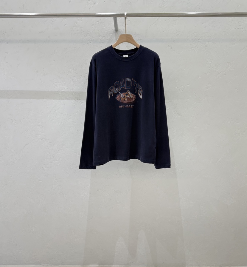 ABLERING東大門代購女裝新款熱賣推薦時尚人氣真品長袖T恤ABLE STANDARD/ABLERING長袖T恤圖色3藏藍色