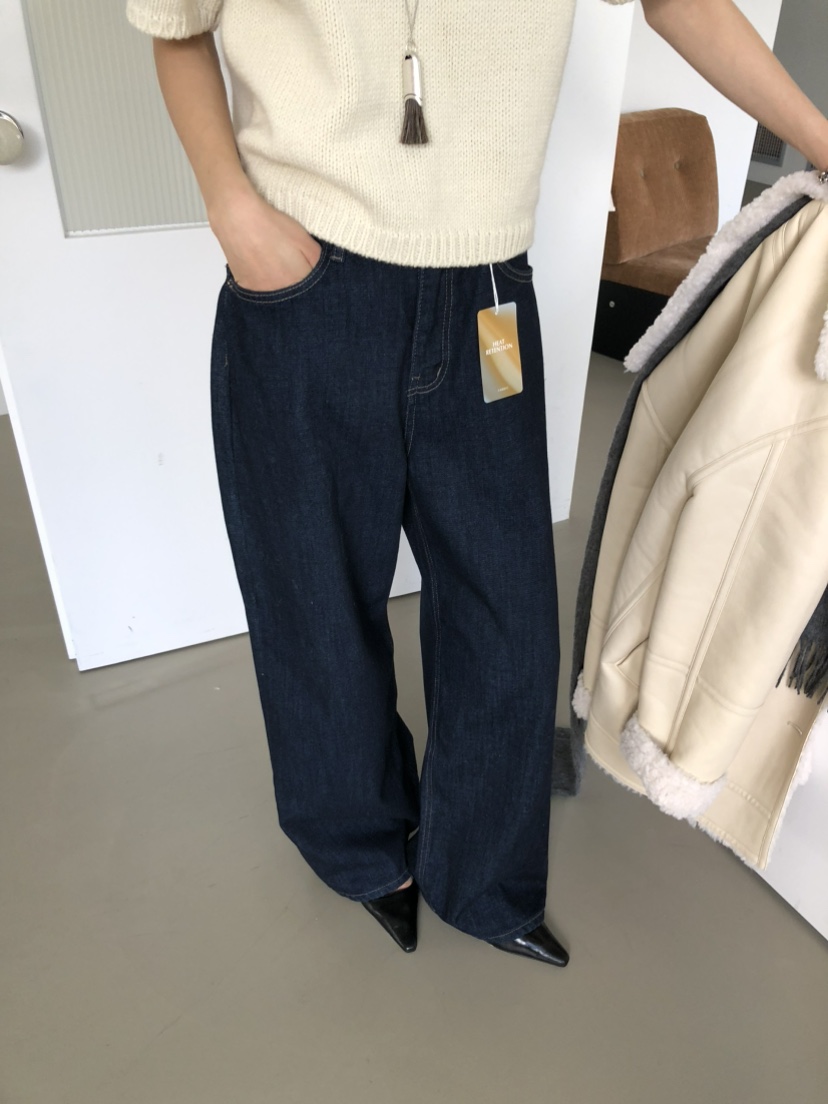 MOVENNE韓國代購女士新品熱賣真品人氣休閑時尚牛仔褲不褪色MOVENNE牛仔褲