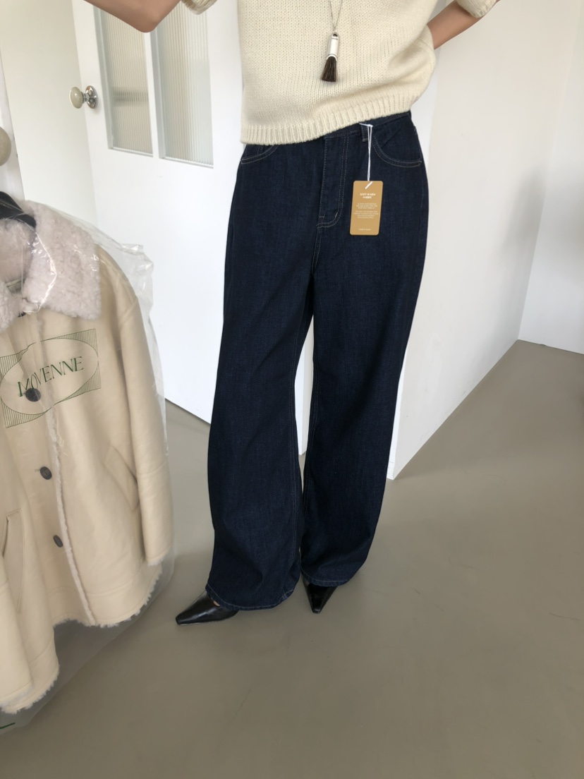 MOVENNE韓國代購女士新品熱賣真品人氣休閑時尚牛仔褲不褪色MOVENNE牛仔褲