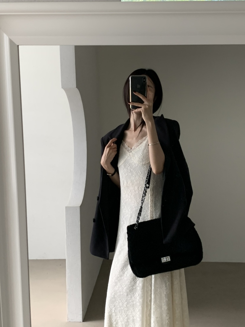 VERANDA韓國直郵女裝新款人氣真品休閑時尚連衣裙OPS氨綸VERANDA連衣裙