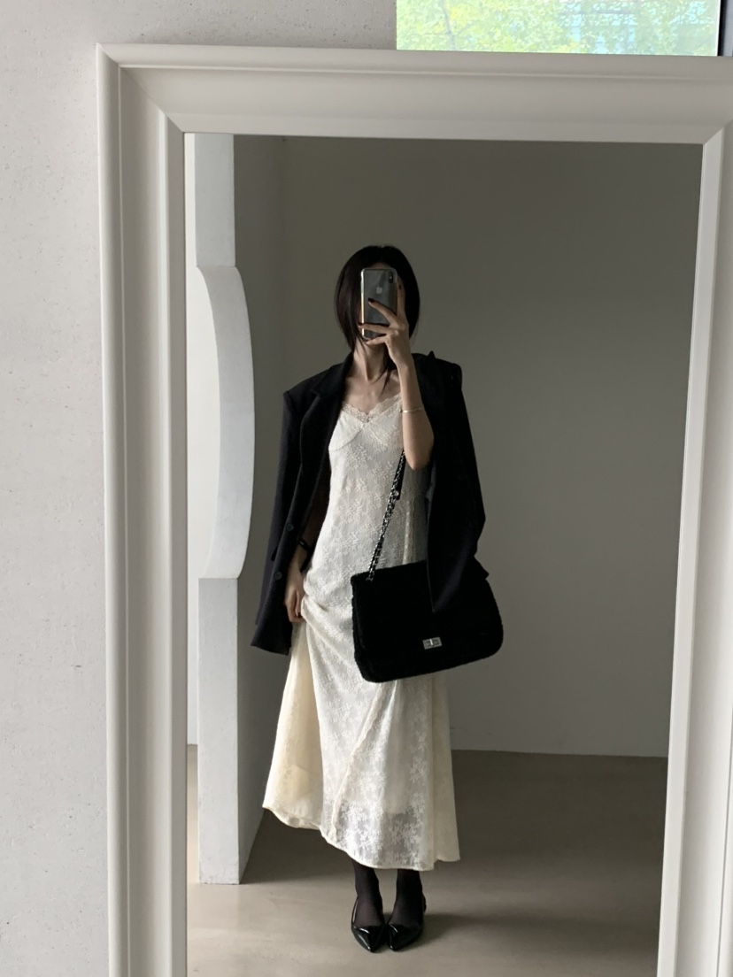 VERANDA韓國直郵女裝新款人氣真品休閑時尚連衣裙OPS氨綸VERANDA連衣裙