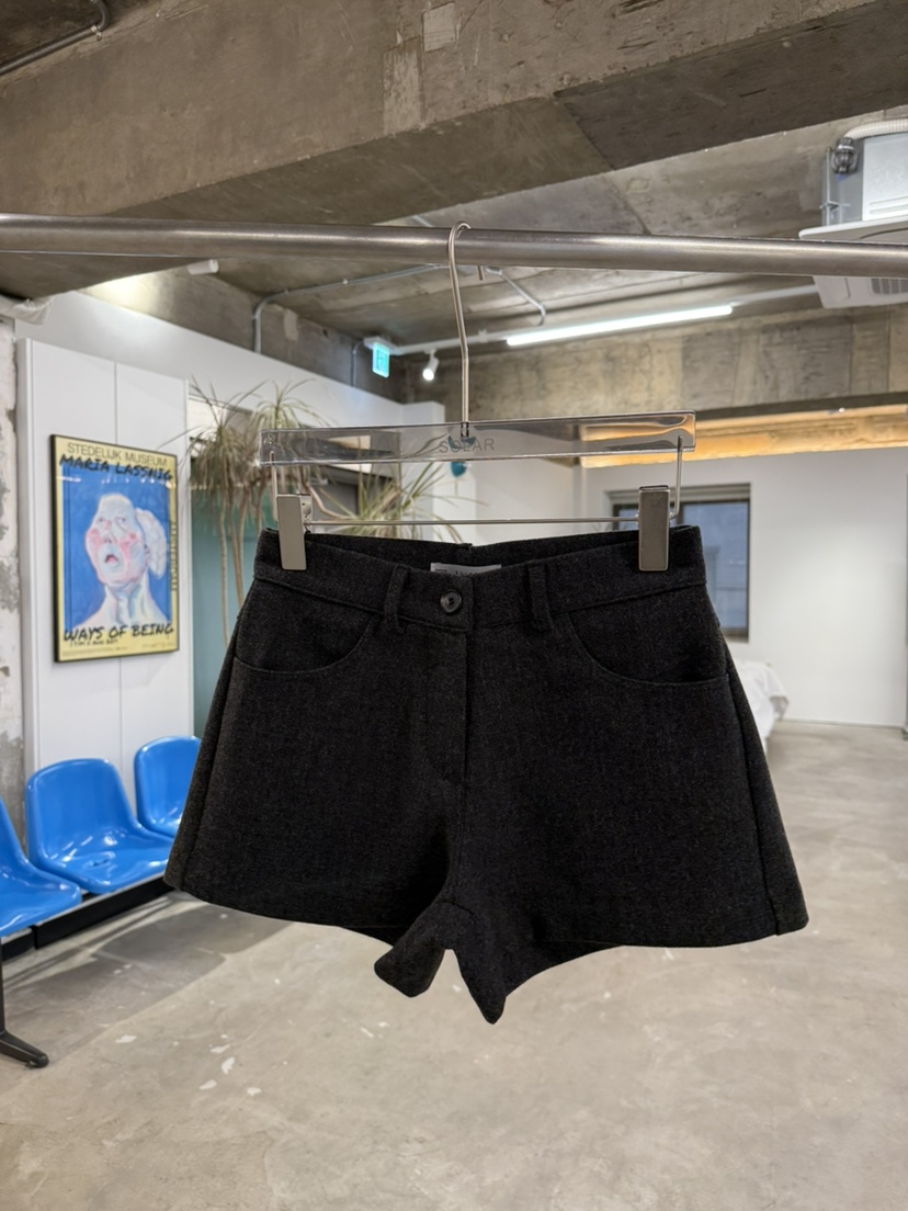 SOLAR東大門直郵女裝新品推薦時尚真品人氣休閑短褲羊毛褲SOLAR短褲圖色1