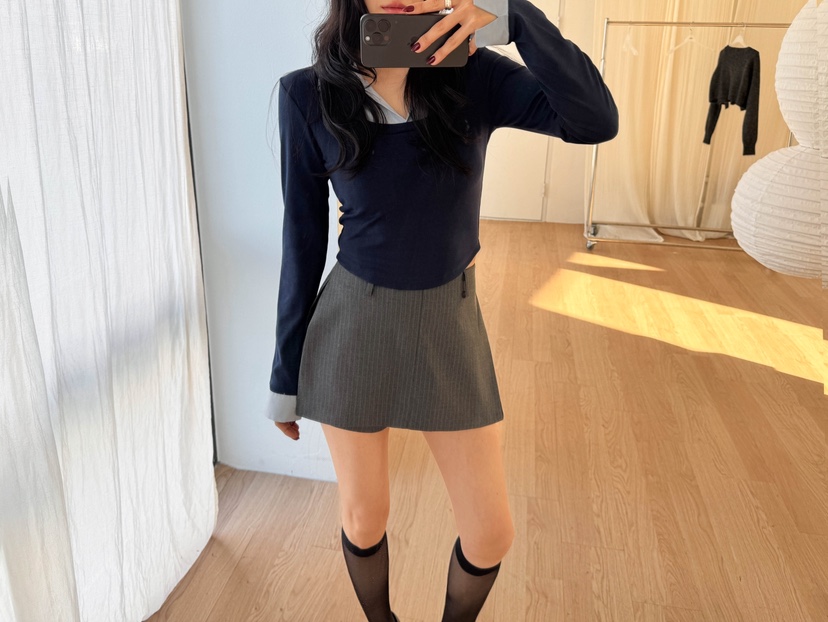 VELEN東大門實拍女士新品時尚休閑熱賣推薦真品人氣長袖T恤Velen長袖T恤