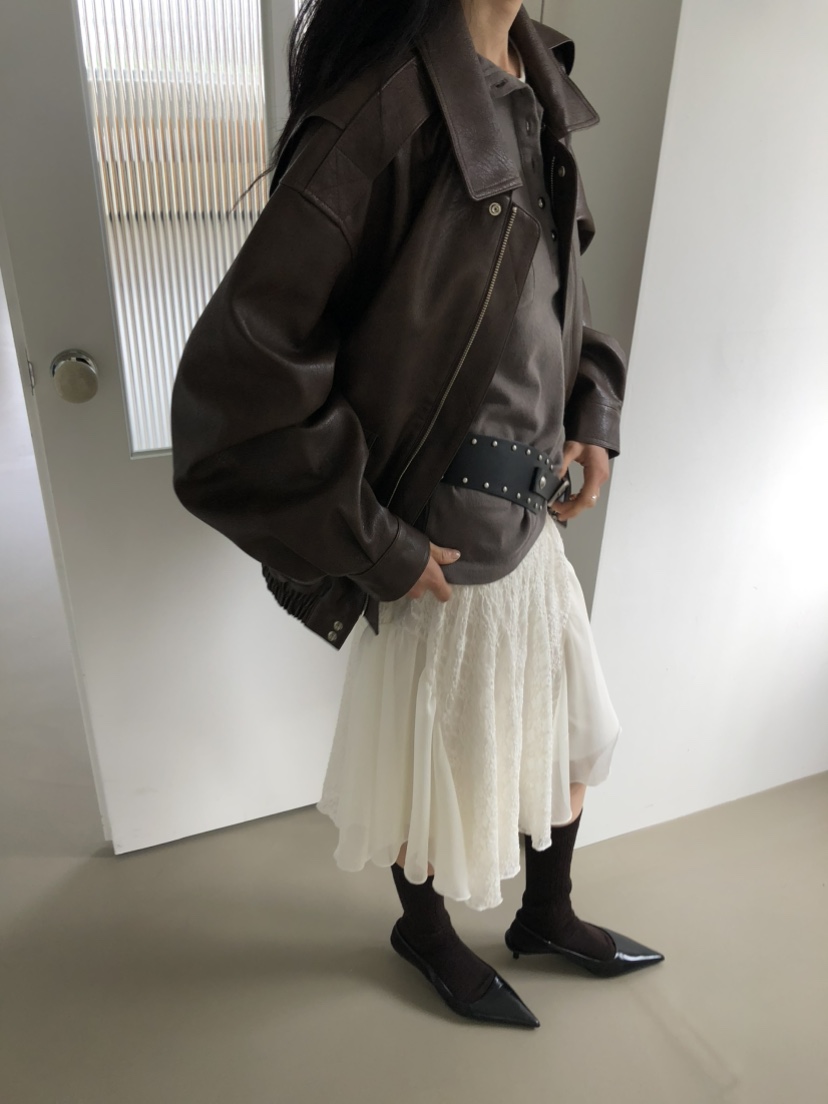 MOVENNE東大門直郵女士新款熱賣時尚推薦長袖T恤高領紐扣MOVENNE長袖T恤