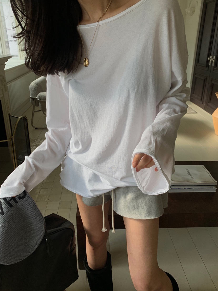 LOVE PULL東大門實拍女士新品時尚真品推薦熱賣人氣長袖T恤LOVE PULL長袖T恤