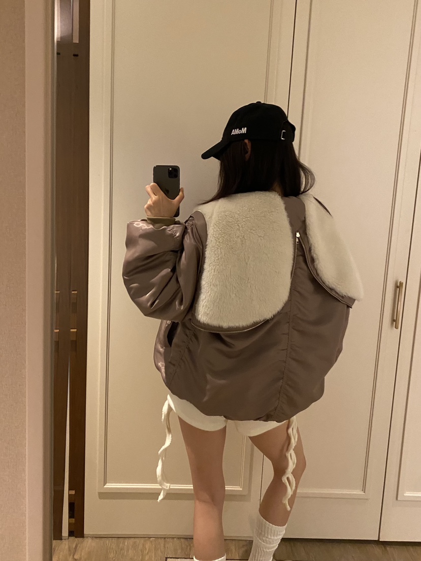 FOUREIGHT韓國直郵女裝新品時尚真品熱賣休閑人氣短款棉服FOUR EIGHT短款棉服