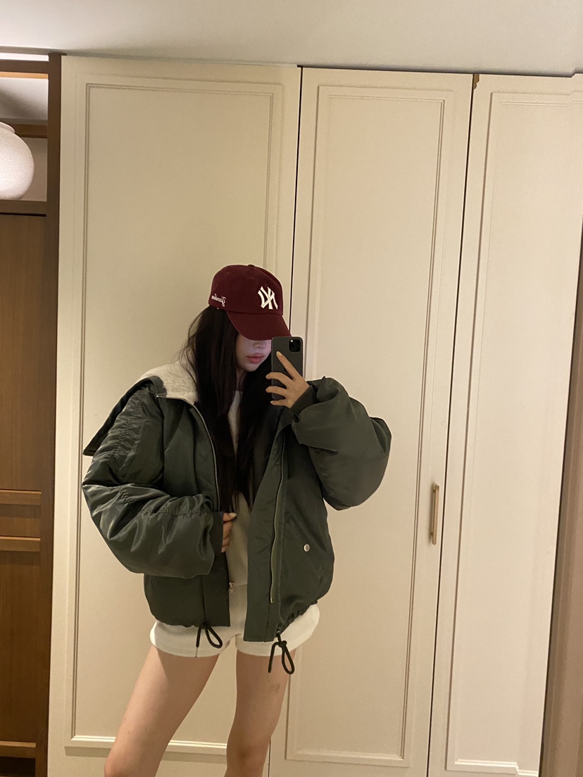 FOUREIGHT韓國直郵女裝新品時尚真品熱賣休閑人氣短款棉服FOUR EIGHT短款棉服