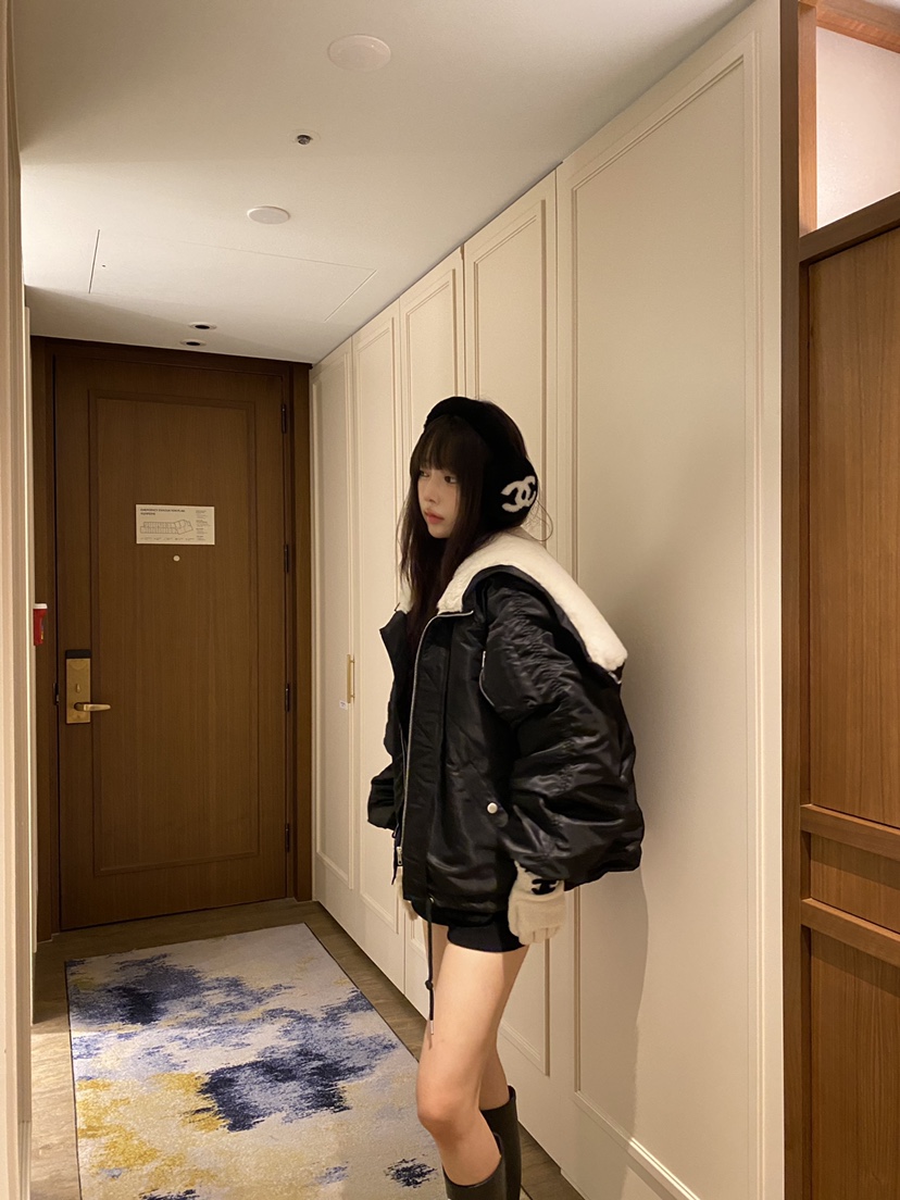 FOUREIGHT韓國直郵女裝新品時尚真品熱賣休閑人氣短款棉服FOUR EIGHT短款棉服