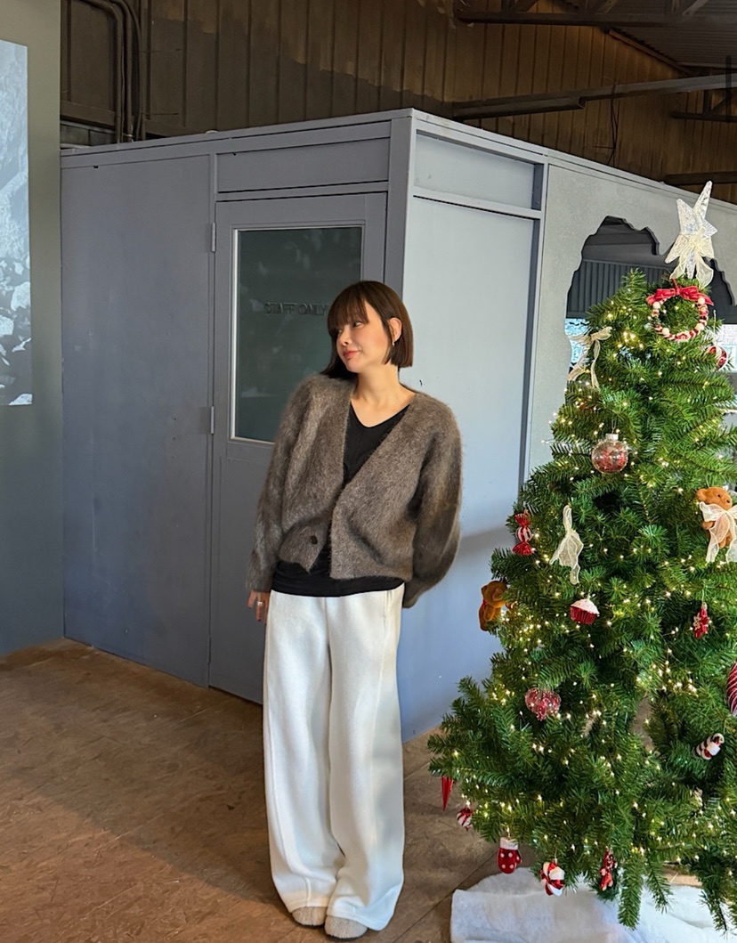 LE-PPL韓國代購女士新品推薦人氣開衫不含內搭馬海毛開襟LE-PPL開衫