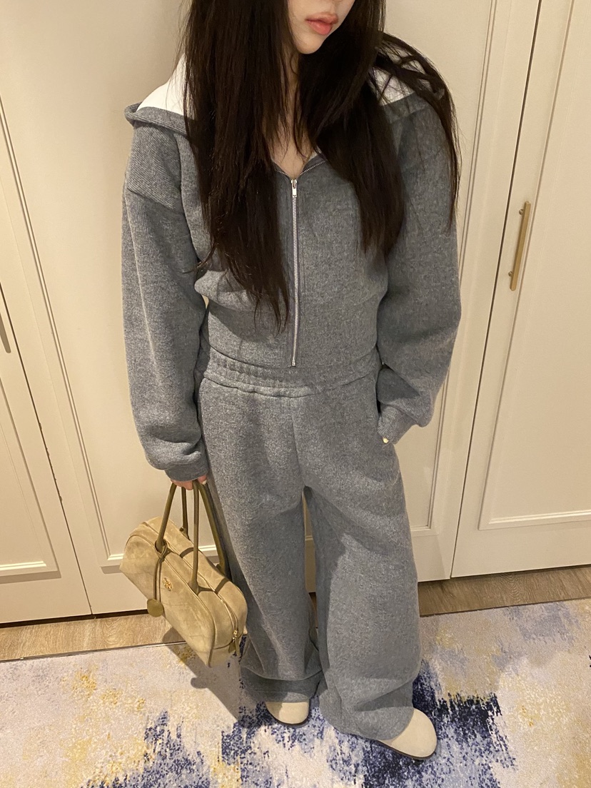 FOUREIGHT東大門代購女士新品人氣真品熱賣衛衣羊駝毛連帽衫FOUR EIGHT衛衣
