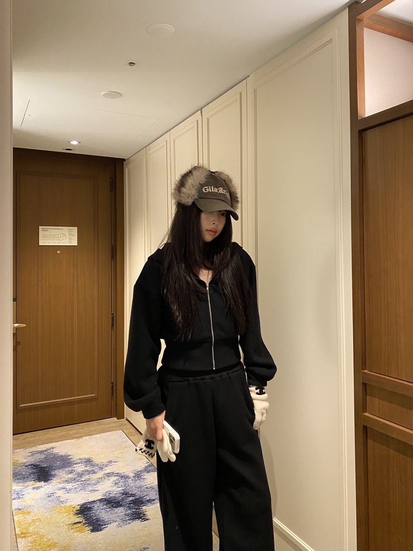 FOUREIGHT東大門代購女士新品人氣真品熱賣衛衣羊駝毛連帽衫FOUR EIGHT衛衣